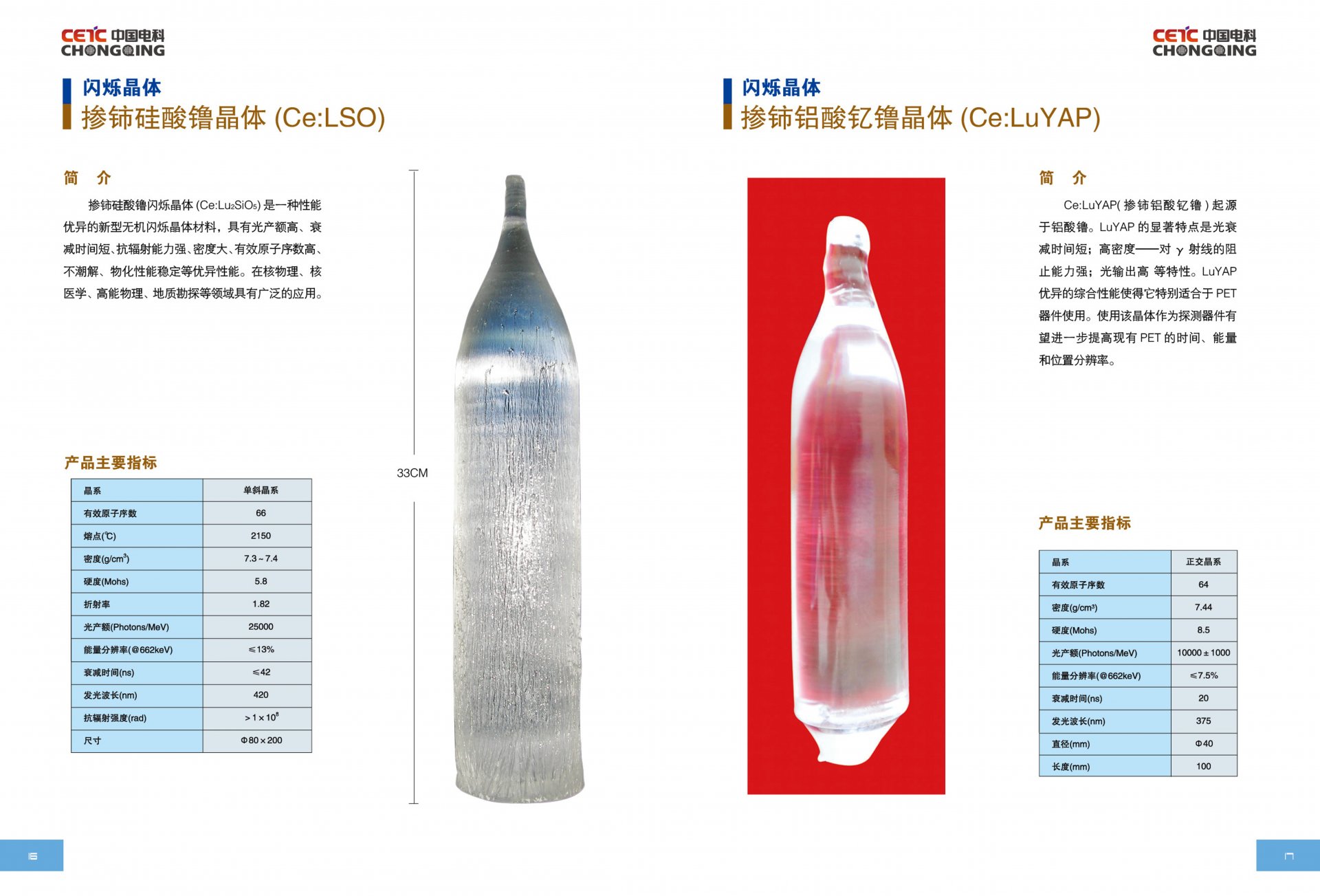 GAGG等多种闪烁晶体产品